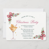 Gingerbread Cookie Drink takken kerst Kaart (Voorkant)