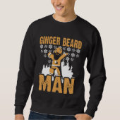 Gingerbread Cookie Ginger Beard Man Red Hair Chris Trui (Voorkant)