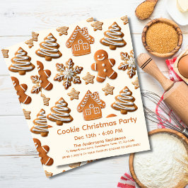 Gingerbread Cookie Invite Kaart