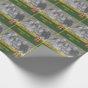 Gingerbread Cookie Mannen Vakantie Foto gepersonal Cadeaupapier