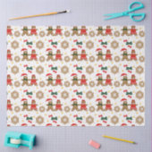 Gingerbread Cookie Pattern Christmas Tissue Paper Tissuepapier (Craft)
