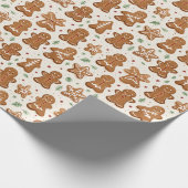 Gingerbread Cookie Sheet Cadeaupapier (Hoek)