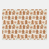 Gingerbread Cookie Sheet Inpakpapier Vel (Voorkant 3)