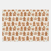 Gingerbread Cookie Sheet Inpakpapier Vel (Voorkant 2)