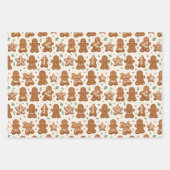 Gingerbread Cookie Sheet Inpakpapier Vel (Voorkant)