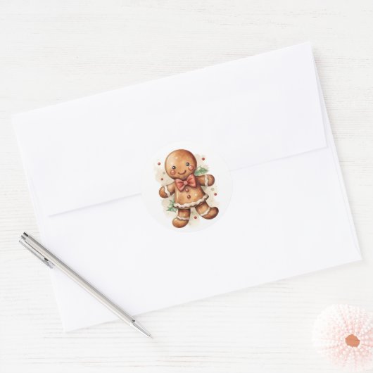 Gingerbread Cookie Stickers (Envelop)