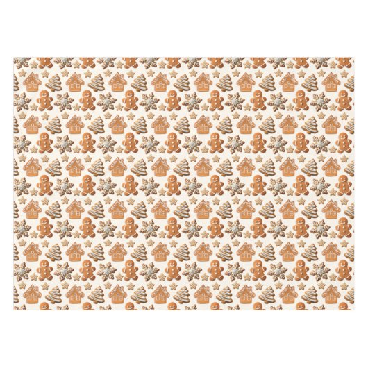 Gingerbread Cookie Tafelkleed (Voorkant (Horizontaal))