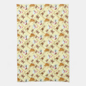 Gingerbread Cookie Trail Kerstmis Theedoek (Verticaal)