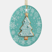 Gingerbread Cookie, White Christmas Tree Ornament (Rechts)