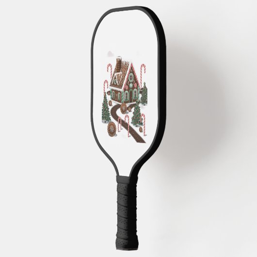 Gingerbread Cookie Wonderland Pickleball Paddle (Links)