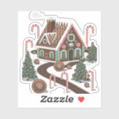Gingerbread Cookie Wonderland Sticker (Vel)