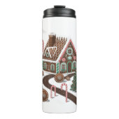 Gingerbread Cookie Wonderland Thermosbeker (Voorkant)