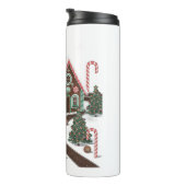 Gingerbread Cookie Wonderland Thermosbeker (Geroteerd rechts)