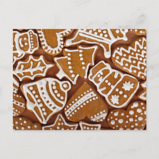 Gingerbread Cookies briefkaart (Voorkant)