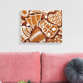 Gingerbread Cookies canvasprint Canvas Afdruk (Insitu (Woonkamer))