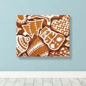 Gingerbread Cookies canvasprint Canvas Afdruk (Insitu (Houten vloer))