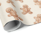Gingerbread Cookies Christmas Cadeaupapier (Rol Hoek)