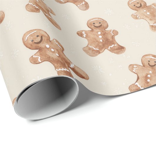 Gingerbread Cookies Christmas Cadeaupapier (Rol Hoek)