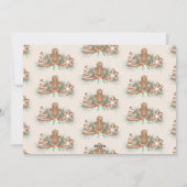 Gingerbread Cookies Christmas  Feestdagenkaart (Achterkant)