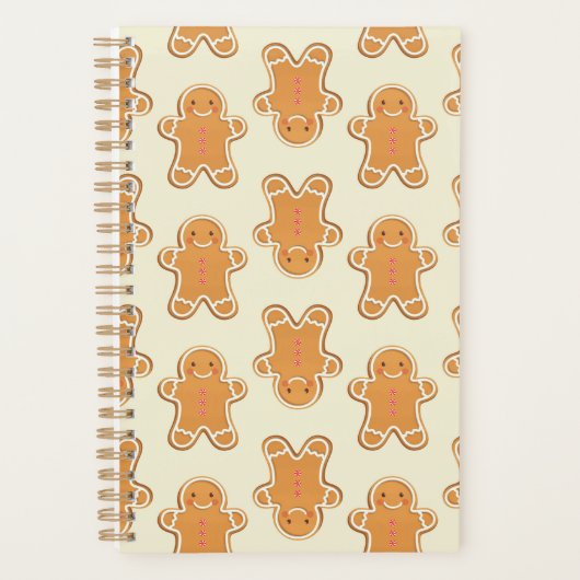 Gingerbread Cookies Christmas Notebook Journal Planner (Voorkant)