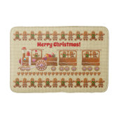 Gingerbread Cookies' Christmas Party Bath Mat (Voorkant)