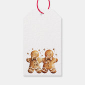 Gingerbread Cookies Christmas Party Cadeau Label Cadeaulabel (Achterkant)