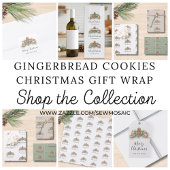 Gingerbread Cookies Christmas Return Address Etiket
