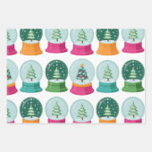 Gingerbread Cookies, Cupcakes & Snow Globes  Inpakpapier Vel (Voorkant 3)