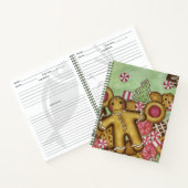 Gingerbread Cookies Dessert Receptenboek Notitieboek (Binnen)