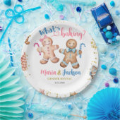 Gingerbread Cookies Gender Reveal Paper Bord (Feest)