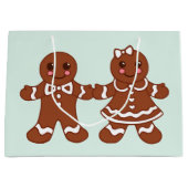 Gingerbread Cookies Gift Bag Groot Cadeauzakje (Voorkant)