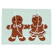 Gingerbread Cookies Gift Bag Groot Cadeauzakje (Achterkant)