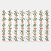 Gingerbread Cookies Hearts Snowflakes Christmas   Inpakpapier Vel (Voorkant 3)