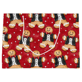 Gingerbread Cookies in Tuxedos Kerstmis Groot Cadeauzakje