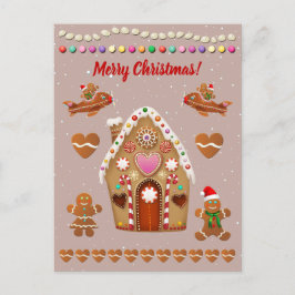 Gingerbread Cookies Kerstfeest Feestdagenkaart