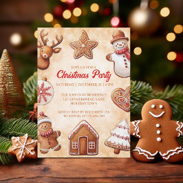 Gingerbread Cookies kerstfeest Kaart