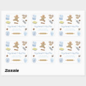 Gingerbread Cookies Mix Gift of Party Favor Vierkante Sticker (Vel)