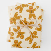 Gingerbread Cookies on Cream  Inpakpapier Vel (In situ)