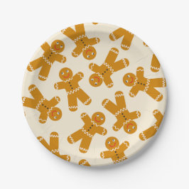 Gingerbread Cookies on cream  Papieren Bordje