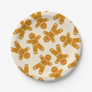 Gingerbread Cookies op room Papieren Bordje