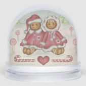 Gingerbread Cookies Snow Globe Sneeuwbol (Voorkant)