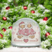 Gingerbread Cookies Snow Globe  Sneeuwbol (Kerstmis)
