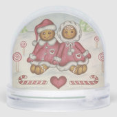 Gingerbread Cookies Snow Globe Sneeuwbol (Achterkant)