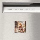 Gingerbread Country Kitchen #2 magneet (Insitu (Vaatwasser))