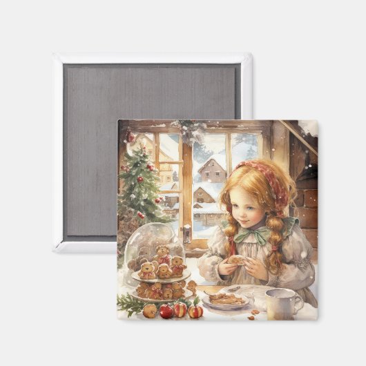 Gingerbread Country Kitchen Magneet (Voorkant / Achterkant)