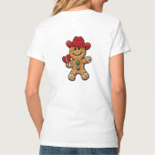 Gingerbread Cowboy PNG Sublimation Design T-shirt (Achterkant)