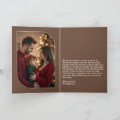 Gingerbread Dance Fun Retro Christmas Photos Feestdagen Kaart (Binnen)