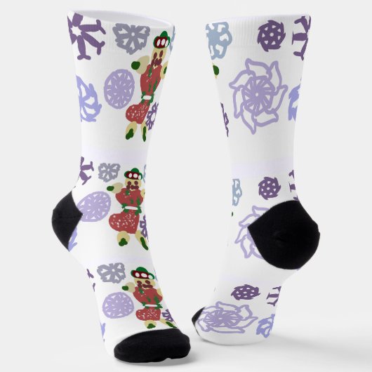 Gingerbread dance  sokken (Gebogen)