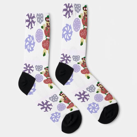 Gingerbread dance  sokken (Rechts)