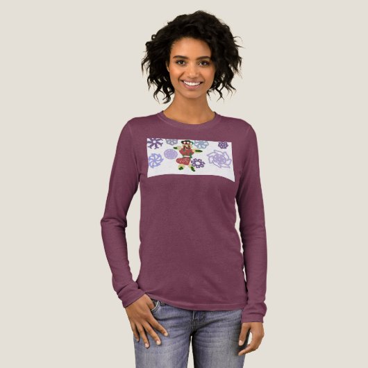 Gingerbread dance  Tri-Blend shirt (Voorkant)
